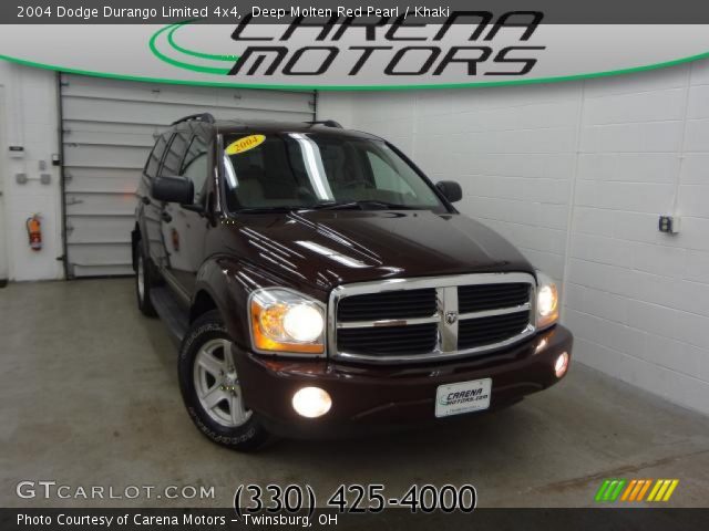 2004 Dodge Durango Limited 4x4 in Deep Molten Red Pearl