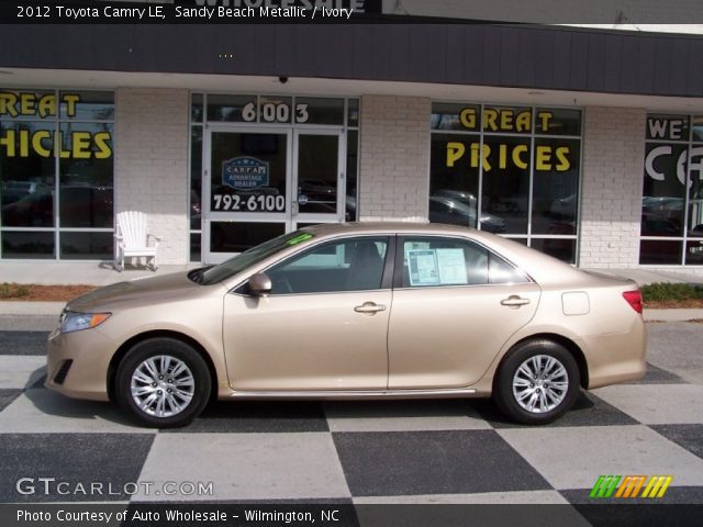 2012 Toyota Camry LE in Sandy Beach Metallic