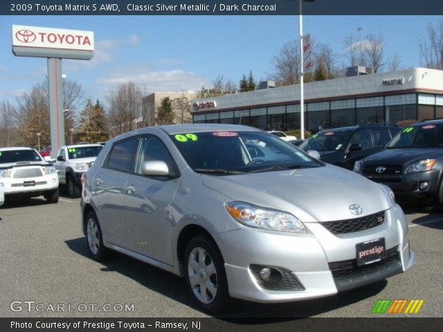 2009 Toyota Matrix S AWD in Classic Silver Metallic