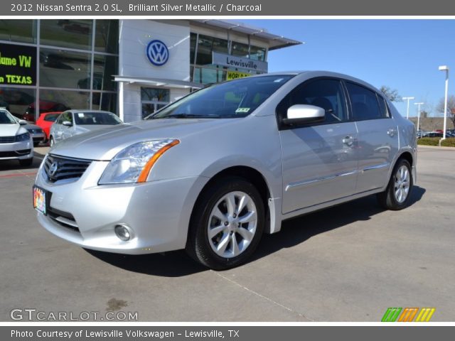 2012 Nissan Sentra 2.0 SL in Brilliant Silver Metallic