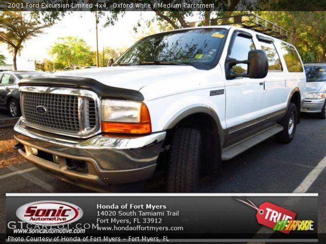 2001 Ford Excursion Limited 4x4 in Oxford White