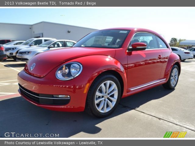 2013 Volkswagen Beetle TDI in Tornado Red