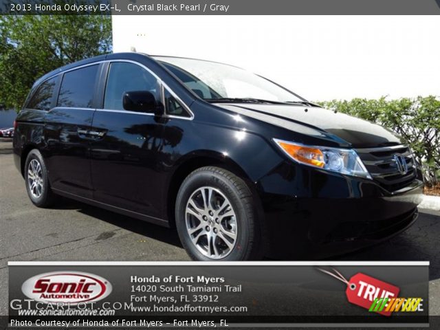 2013 Honda Odyssey EX-L in Crystal Black Pearl