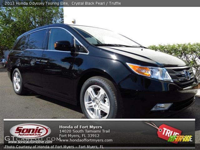 2013 Honda Odyssey Touring Elite in Crystal Black Pearl