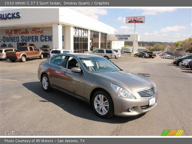 2010 Infiniti G 37 S Sport Sedan in Smokey Quartz