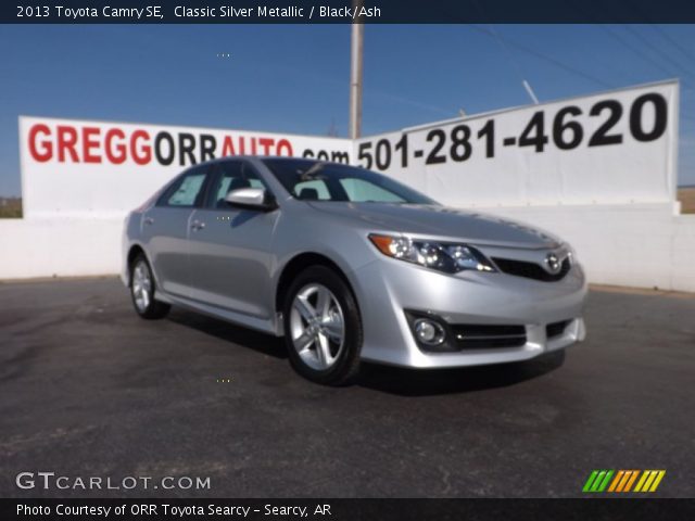 2013 Toyota Camry SE in Classic Silver Metallic