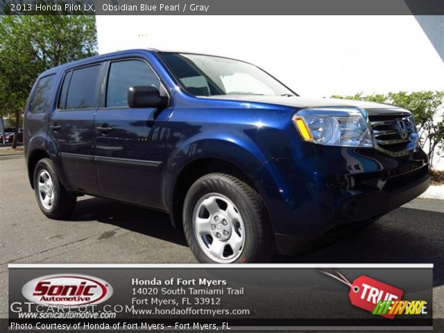 2013 Honda Pilot LX in Obsidian Blue Pearl