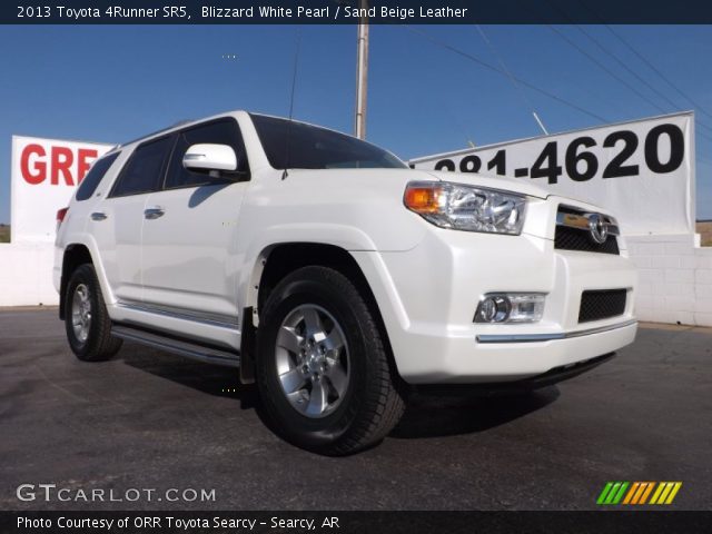 2013 Toyota 4Runner SR5 in Blizzard White Pearl