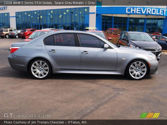 2008 BMW 5 Series 550i Sedan in Space Grey Metallic