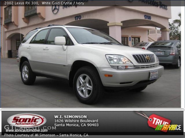 2002 Lexus RX 300 in White Gold Crystal
