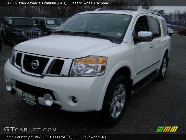 2010 Nissan Armada Titanium 4WD in Blizzard White