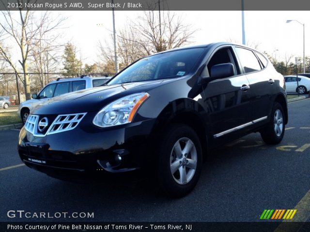 2012 Nissan Rogue S AWD in Super Black