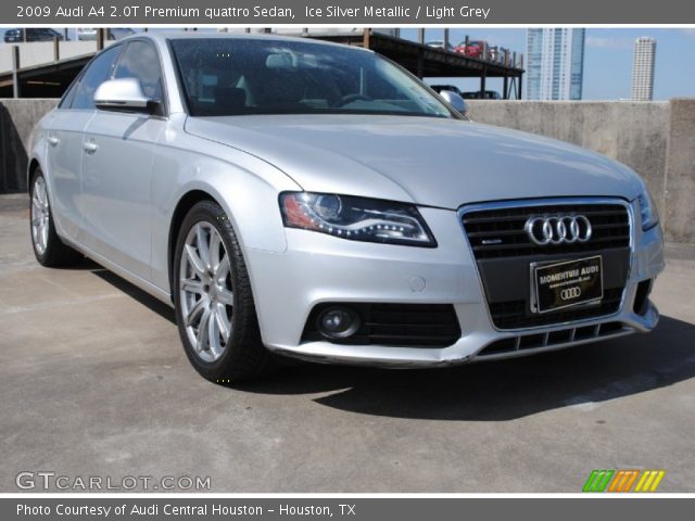2009 Audi A4 2.0T Premium quattro Sedan in Ice Silver Metallic