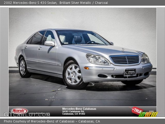 2002 Mercedes-Benz S 430 Sedan in Brilliant Silver Metallic