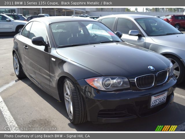 2011 BMW 1 Series 135i Coupe in Black Sapphire Metallic