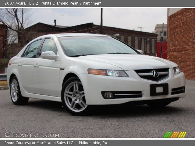 2007 Acura TL 3.2 in White Diamond Pearl