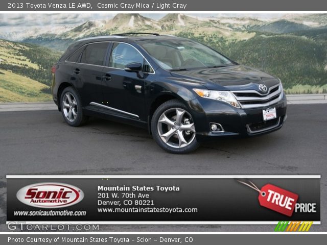 2013 Toyota Venza LE AWD in Cosmic Gray Mica