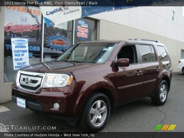 2011 Honda Pilot EX-L 4WD in Dark Cherry Pearl