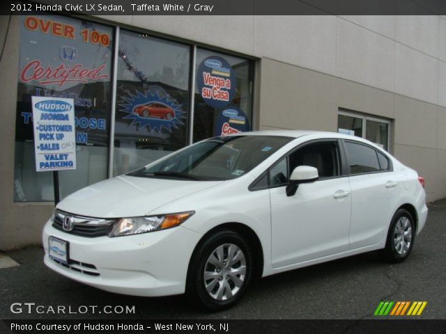 2012 Honda Civic LX Sedan in Taffeta White