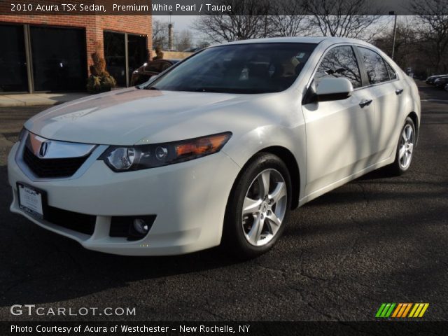 2010 Acura TSX Sedan in Premium White Pearl