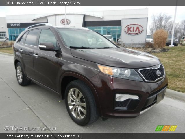 2011 Kia Sorento SX V6 in Dark Cherry