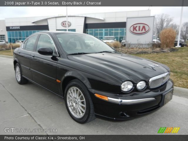2008 Jaguar X-Type 3.0 Sedan in Ebony Black