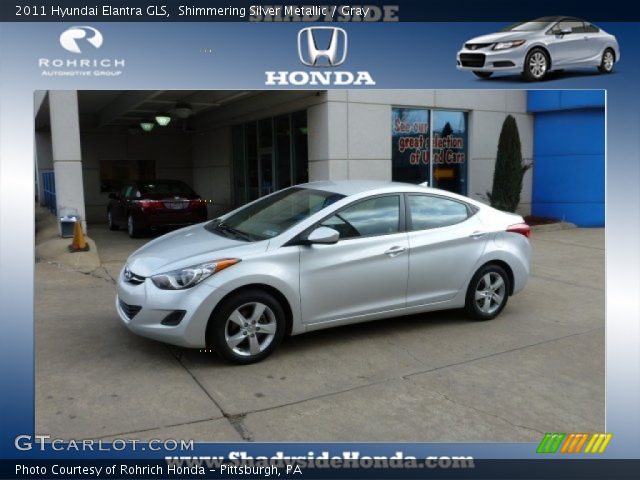2011 Hyundai Elantra GLS in Shimmering Silver Metallic