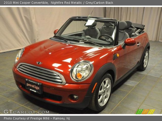2010 Mini Cooper Convertible in Nightfire Red Metallic