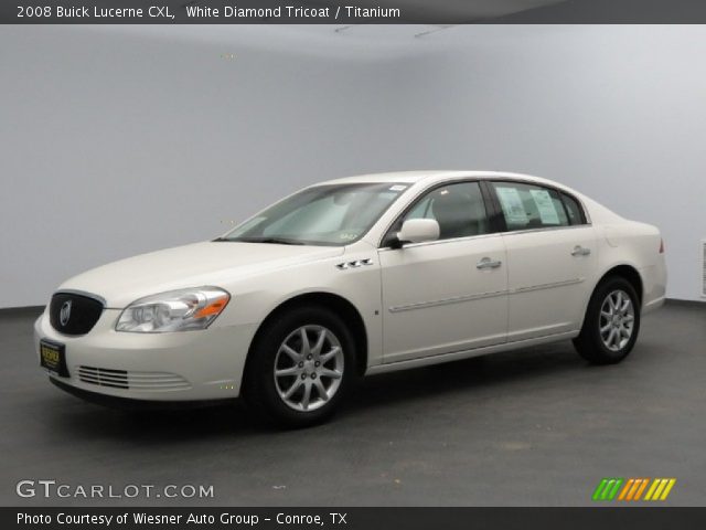 2008 Buick Lucerne CXL in White Diamond Tricoat