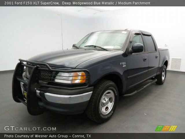 2001 Ford F150 XLT SuperCrew in Deep Wedgewood Blue Metallic