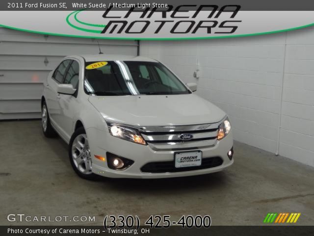 2011 Ford Fusion SE in White Suede