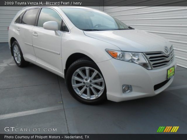 2009 Toyota Venza I4 in Blizzard Pearl