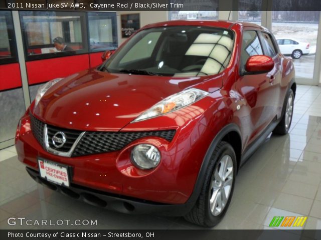 2011 Nissan Juke SV AWD in Cayenne Red