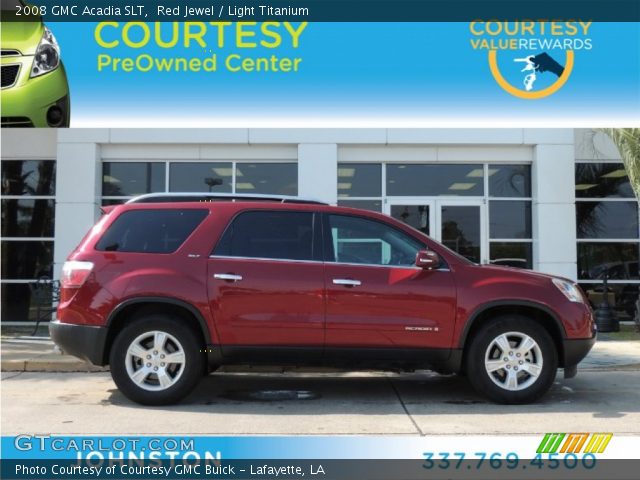 2008 GMC Acadia SLT in Red Jewel