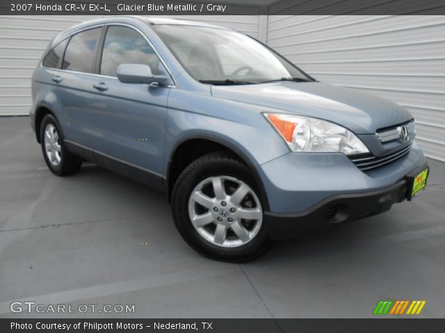 2007 Honda CR-V EX-L in Glacier Blue Metallic