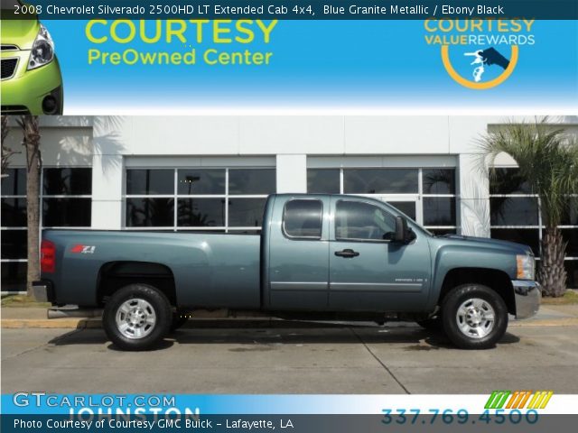 2008 Chevrolet Silverado 2500HD LT Extended Cab 4x4 in Blue Granite Metallic