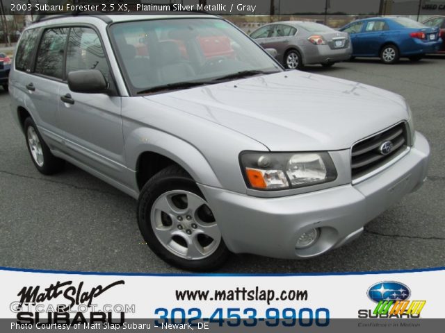 2003 Subaru Forester 2.5 XS in Platinum Silver Metallic