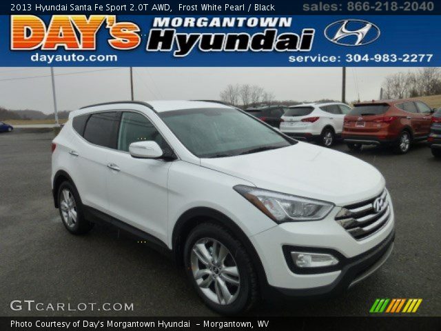 2013 Hyundai Santa Fe Sport 2.0T AWD in Frost White Pearl