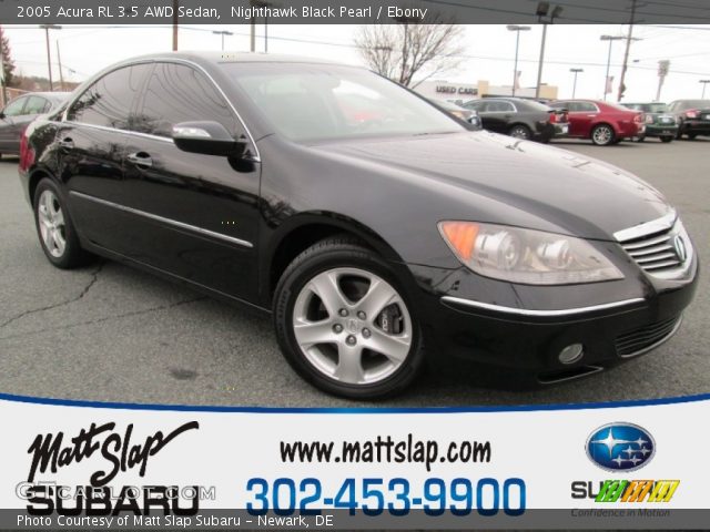 2005 Acura RL 3.5 AWD Sedan in Nighthawk Black Pearl
