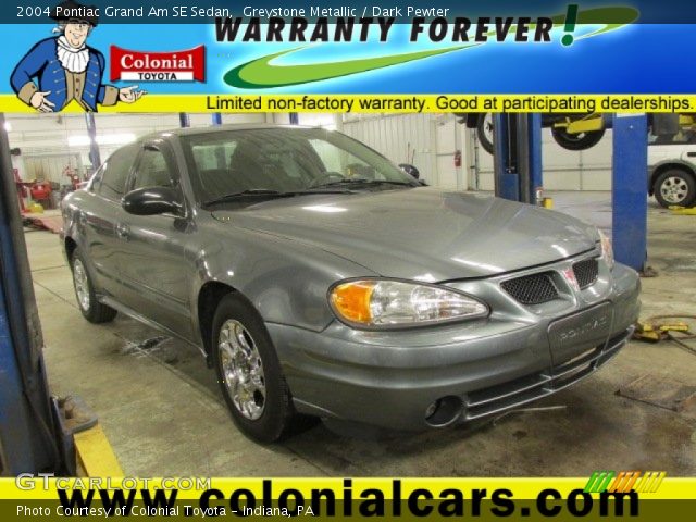 2004 Pontiac Grand Am SE Sedan in Greystone Metallic