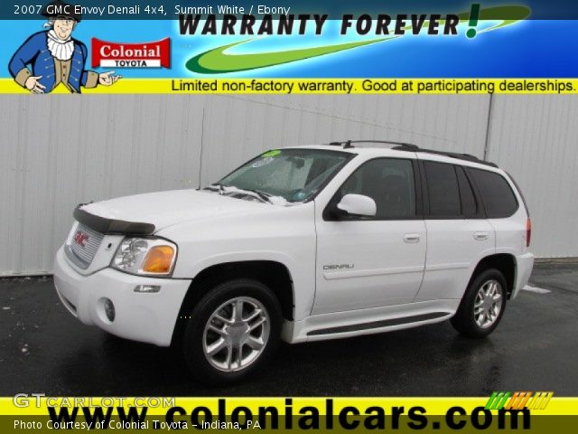2007 GMC Envoy Denali 4x4 in Summit White