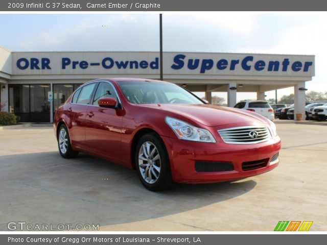 2009 Infiniti G 37 Sedan in Garnet Ember