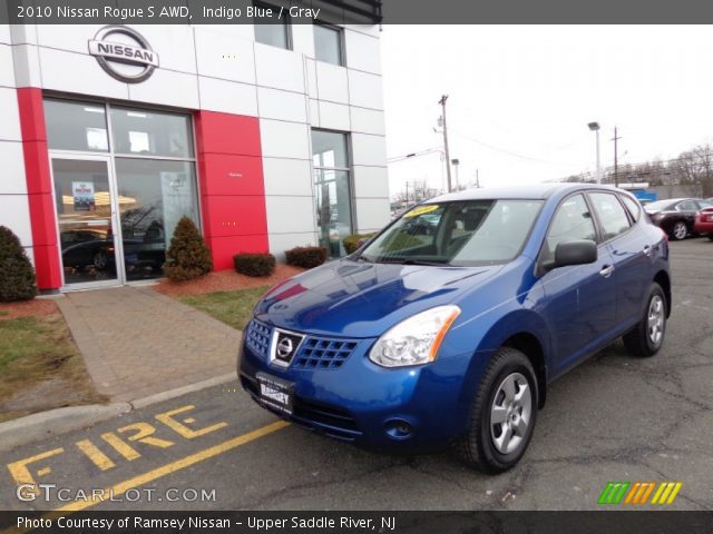 2010 Nissan Rogue S AWD in Indigo Blue