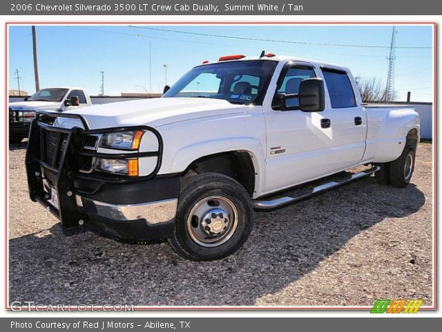 2006 Chevrolet Silverado 3500 LT Crew Cab Dually in Summit White