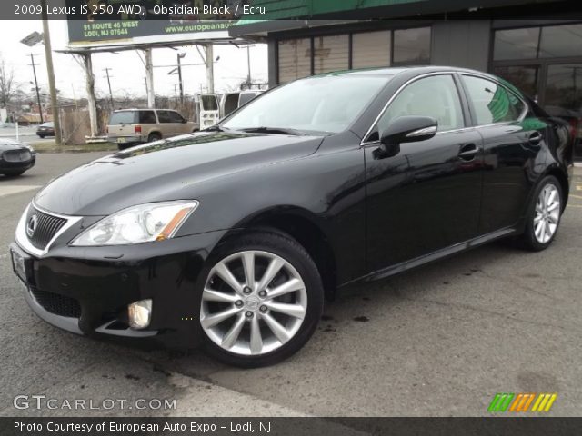 2009 Lexus IS 250 AWD in Obsidian Black