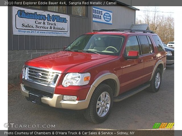 2010 Ford Explorer Eddie Bauer 4x4 in Sangria Red Metallic
