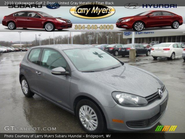 2010 Volkswagen Golf 2 Door in United Gray Metallic