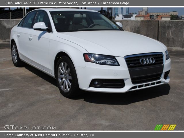 2009 Audi A4 2.0T Premium quattro Sedan in Ibis White