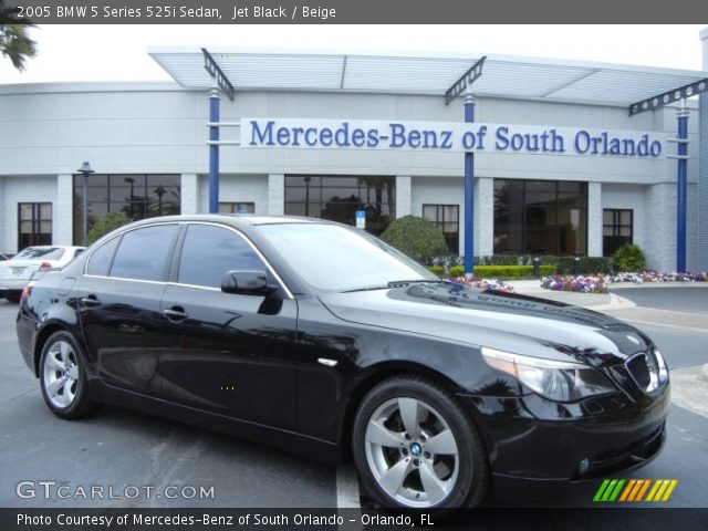 2005 BMW 5 Series 525i Sedan in Jet Black