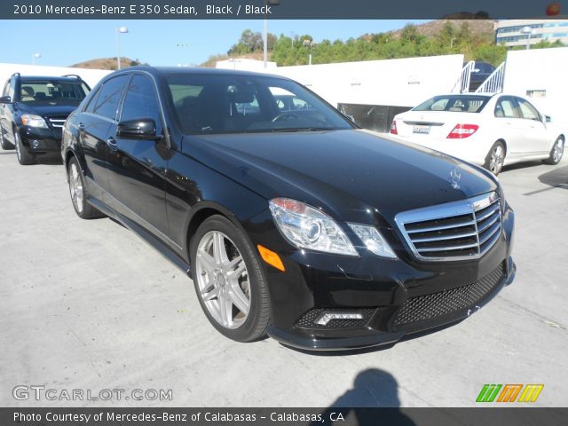 2010 Mercedes-Benz E 350 Sedan in Black